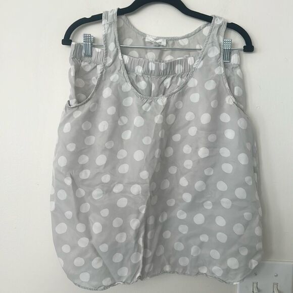 Haven Well-within Polka Dot Pajama Short Set M - Picture 1 of 6